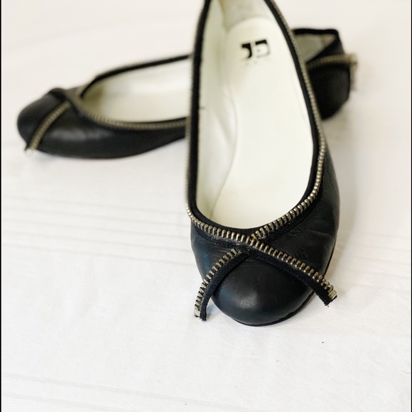 JOE’S Jeans Zipper Trim Ballet Flats 9M